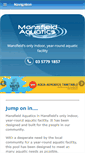 Mobile Screenshot of mansfieldaquatics.com.au